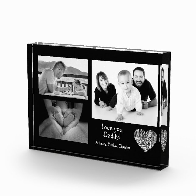 El Collage de fotos Personalizado moderno te quier (Derecha)