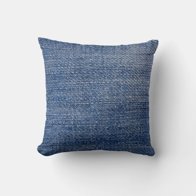 El color de la almohada denim (Anverso)