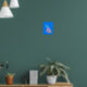 El colorido arte botánico de la fruta boho en azul (Living Room 1)