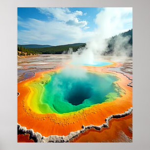 El colorido arte de la primavera caliente de la na