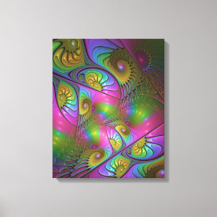 El Colorido Arte Fractal Abstracto Trippy Luminoso
