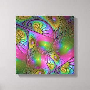 El Colorido Arte Fractal Abstracto Trippy Luminoso