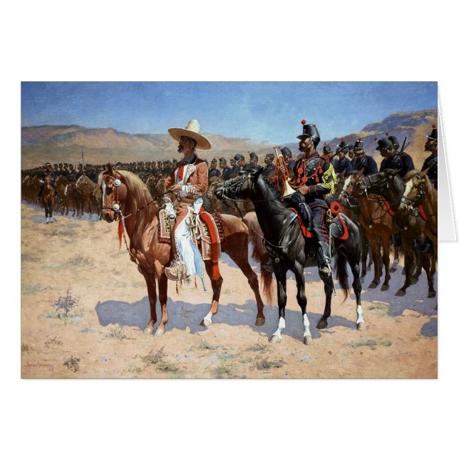 El comandante mexicano de Federico Remington (Anverso (Horizontal))