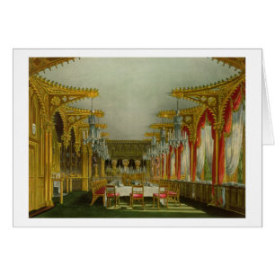 El comedor gótico en la casa de Carlton de Pyne