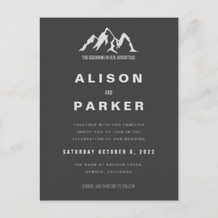 EL COMIENZO DE NUESTRA INVITACIÓN DE BODA AVENTURA