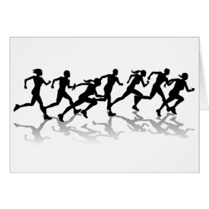 El competir con de los corredores