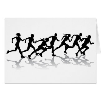 El competir con de los corredores