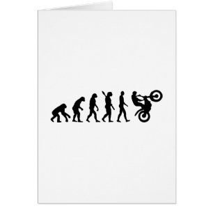 El competir con del motocrós de la evolución