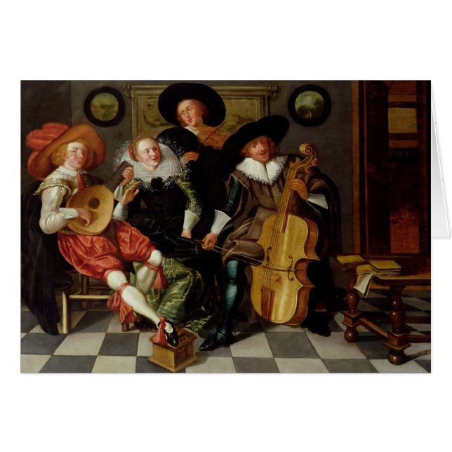 El concierto (aceite en el panel) (Anverso (Horizontal))