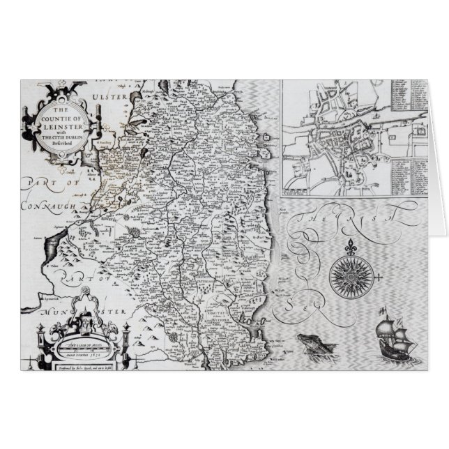 El condado de Leinster con la ciudad de Dublín (Anverso (Horizontal))