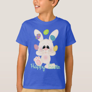 El conejito de pascua embroma la camiseta del día