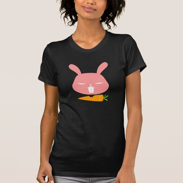El conejito muerde la camiseta (Anverso)