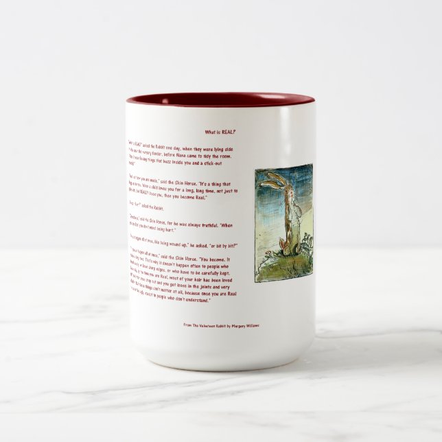 ¿El conejo de la pana - cuál es real? Taza (Centro)