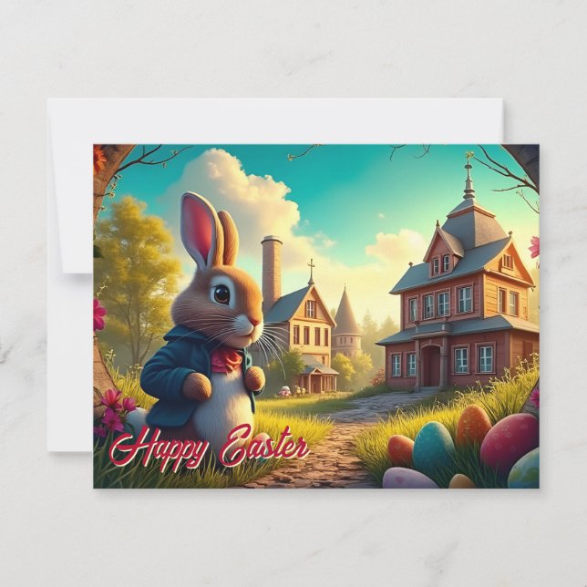 El conejo de Pascua en una misión secreta (Anverso)