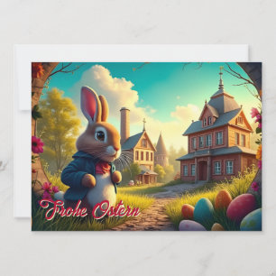 El conejo de Pascua en una misión secreta