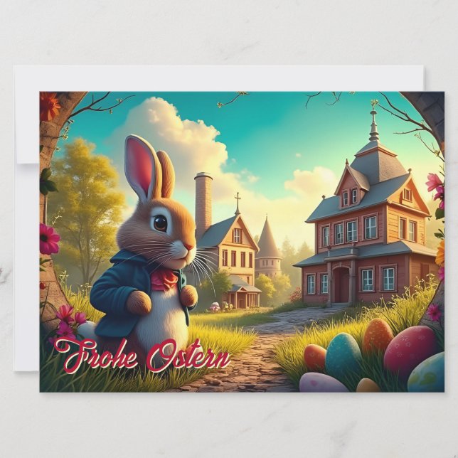 El conejo de Pascua en una misión secreta (Anverso)