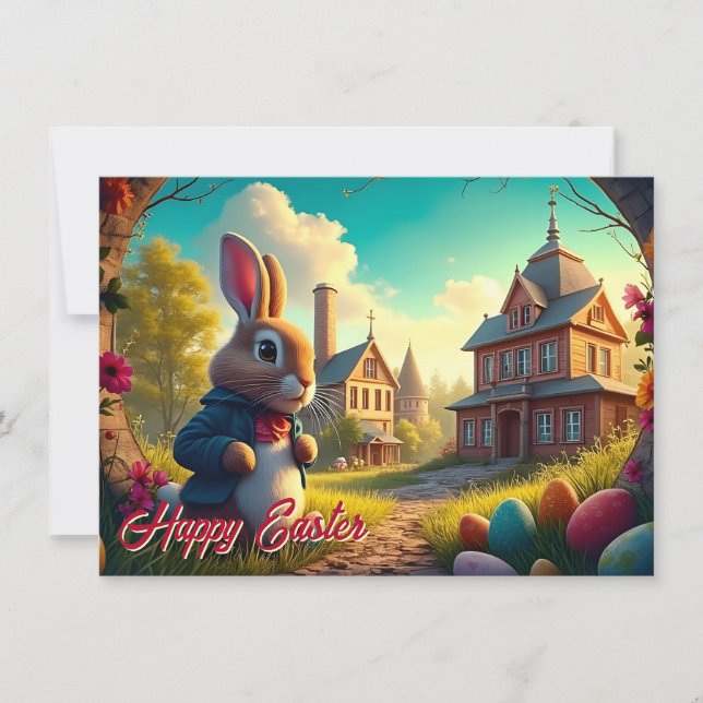 El conejo de Pascua en una misión secreta (Anverso)