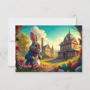 El conejo de Pascua en una misión secreta