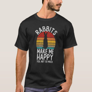 El conejo me hace feliz, no tanto Camisetas rabino
