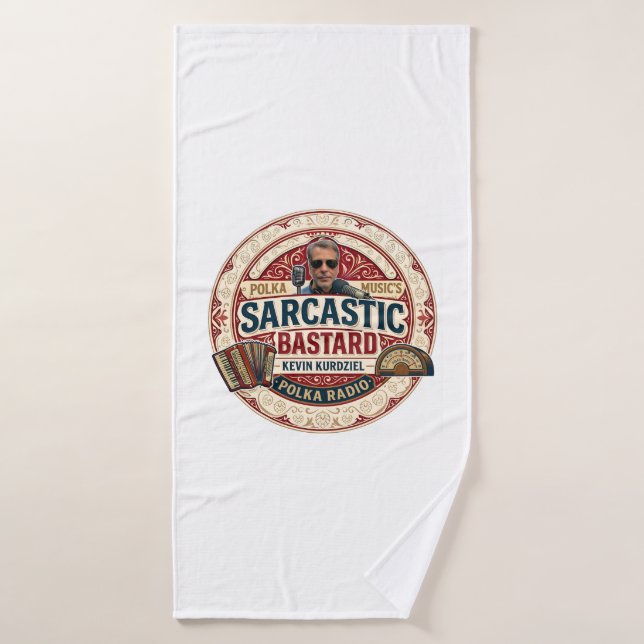 El conjunto de toallas Sarcastic Bastard (Toalla de baño)