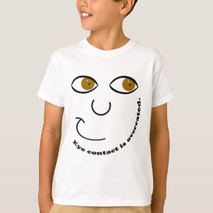 El contacto visual es el camisetas de los niños