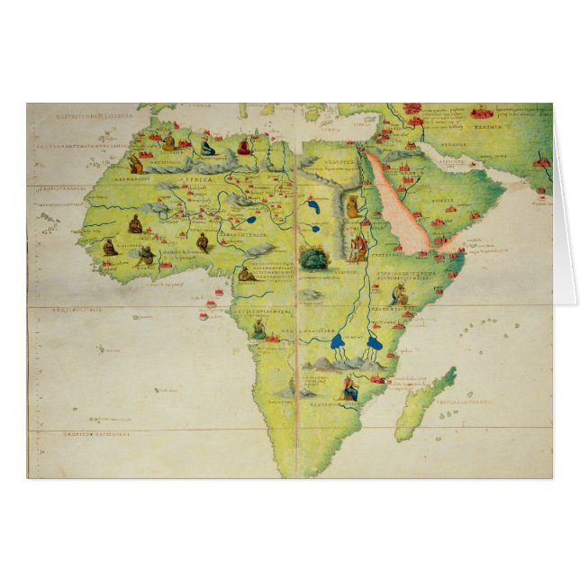 El continente de África (Anverso (Horizontal))