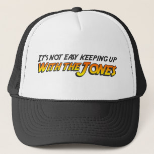 El continuar con el gorra del camionero de Jones