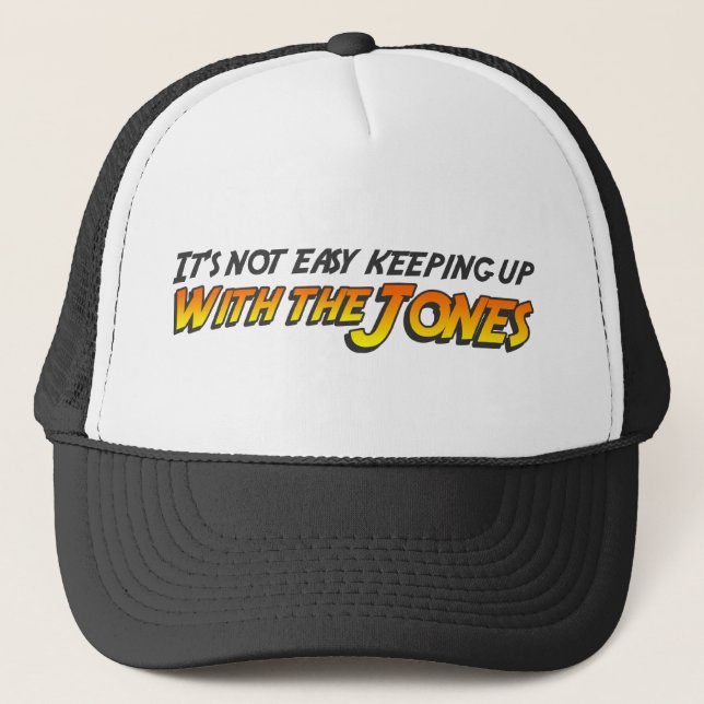 El continuar con el gorra del camionero de Jones (Anverso)
