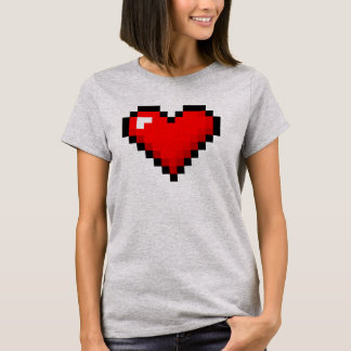El corazón de 8 bits de las mujeres: Camiseta