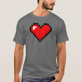 El corazón de 8 bits de los hombres: Camiseta