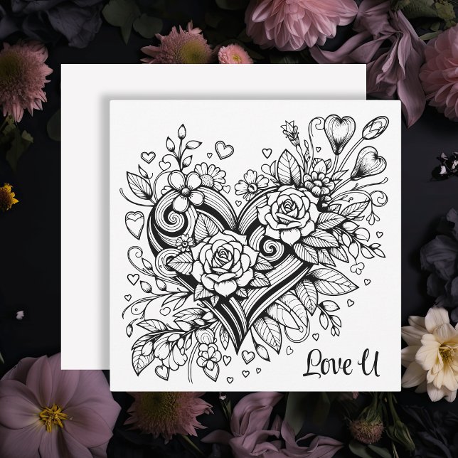 El corazón de bonito y las flores te aman | Página (Subido por el creador)