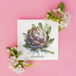 El Corazón del Jardín: Artichoke en acuarela