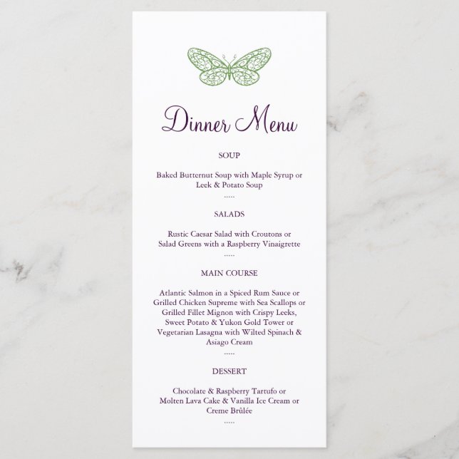 El corazón es un menú flutter en verde (Anverso)