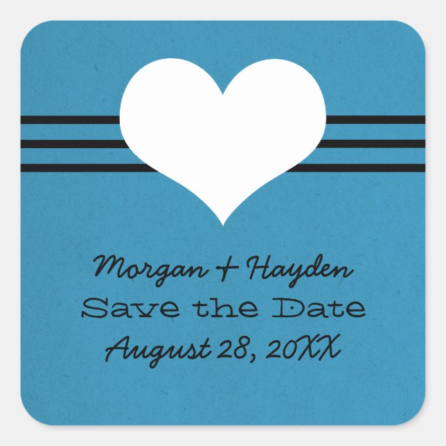 El corazón moderno salva a los Pegatinas de citas, (Anverso)