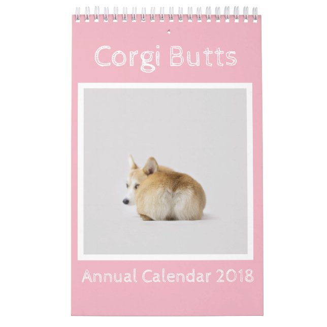 El Corgi empalma el calendario 2018 (Tapa)