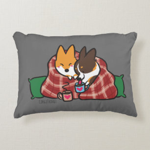 El Corgi Snuggles la almohada