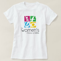 El coro femenino de la camiseta con el logo de Dal