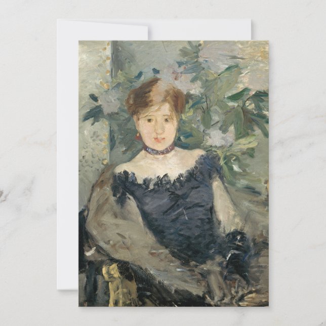 El Corsage Negro | Berthe Morisot (Anverso)