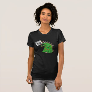 El corte de las señoras de la camiseta de Greep
