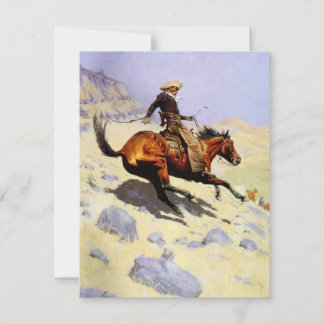 El Cowboy de Remington, militar de caballería de é