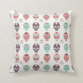 El cráneo del azúcar inspiró el Cojín decorativo