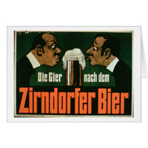"El Craving para la cerveza de Zirndurfer" (lith