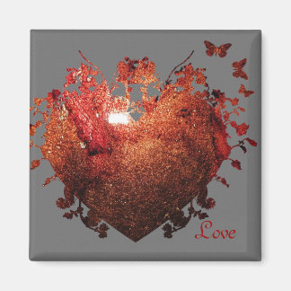 ¡El Creciente Imán Del Corazón Del Amor!
