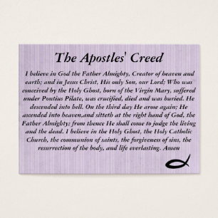 El credo del Apostel