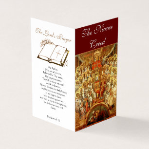 El Credo Nicene - Tarjeta de Oración