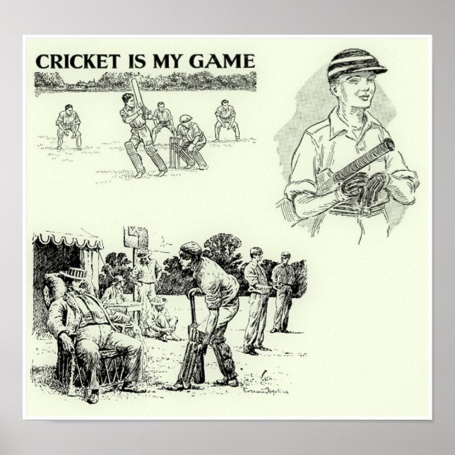 El críquet es mi juego - Archivando la impresión d (Frente)