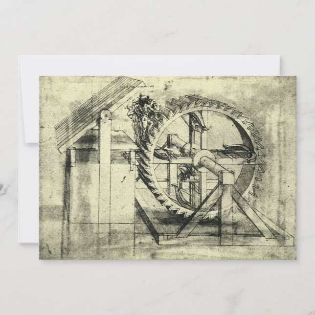 El crucifijo alimentado con cruces de Leonardo da  (Anverso)