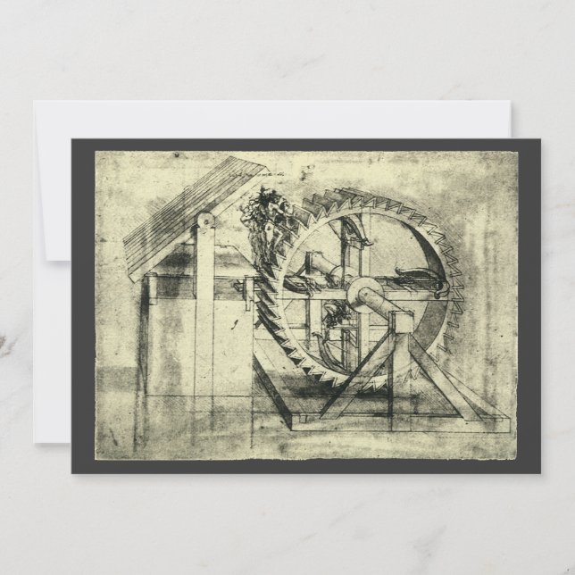 El crucifijo alimentado con cruces de Leonardo da  (Anverso)