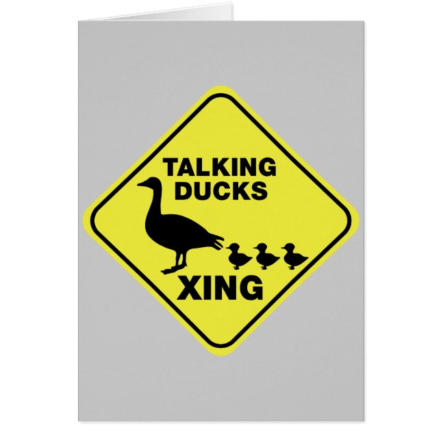 El cruzar de los patos que habla (Frente)