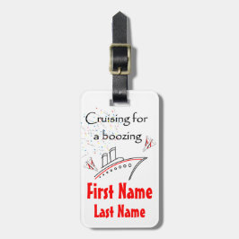 El cruzar para una etiqueta del equipaje que